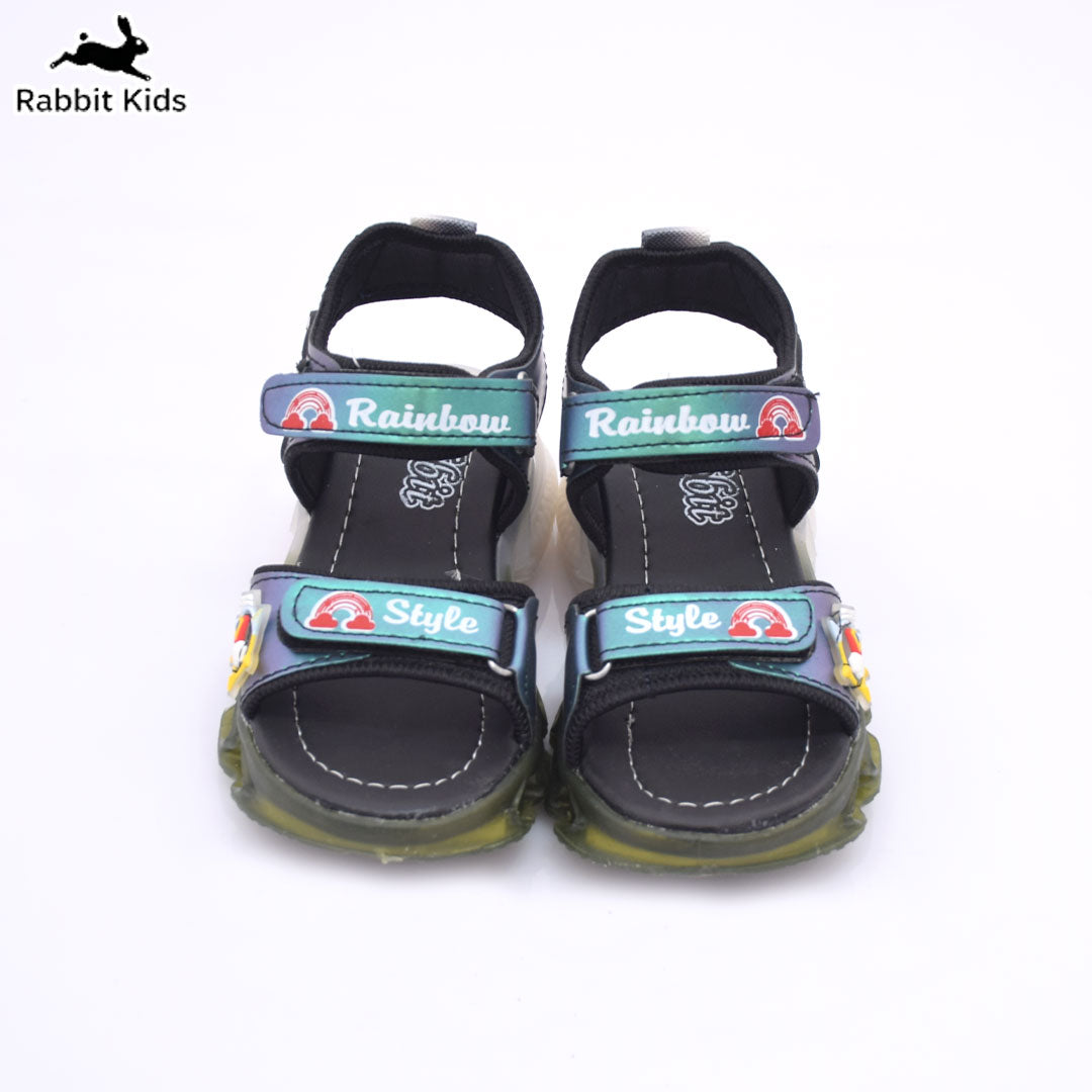 Kids Tredy LED Light Sandals – Lightweight Soft Sole Cartoon Summer Shoes for Boys | Rabbit Kids
