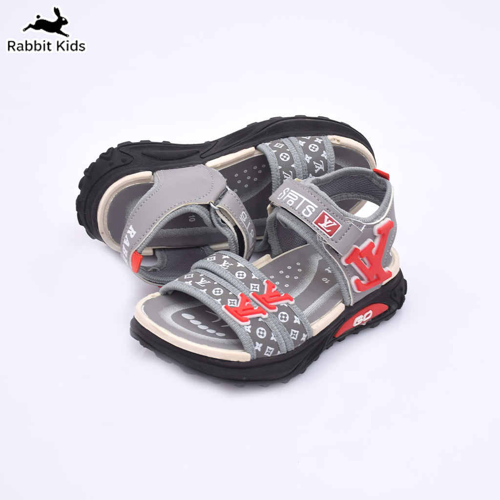 Kids Boys Sandals Soft Comfortable Summer Shoes Anti-Slip Lightweight Casual Sandals for Children Grey