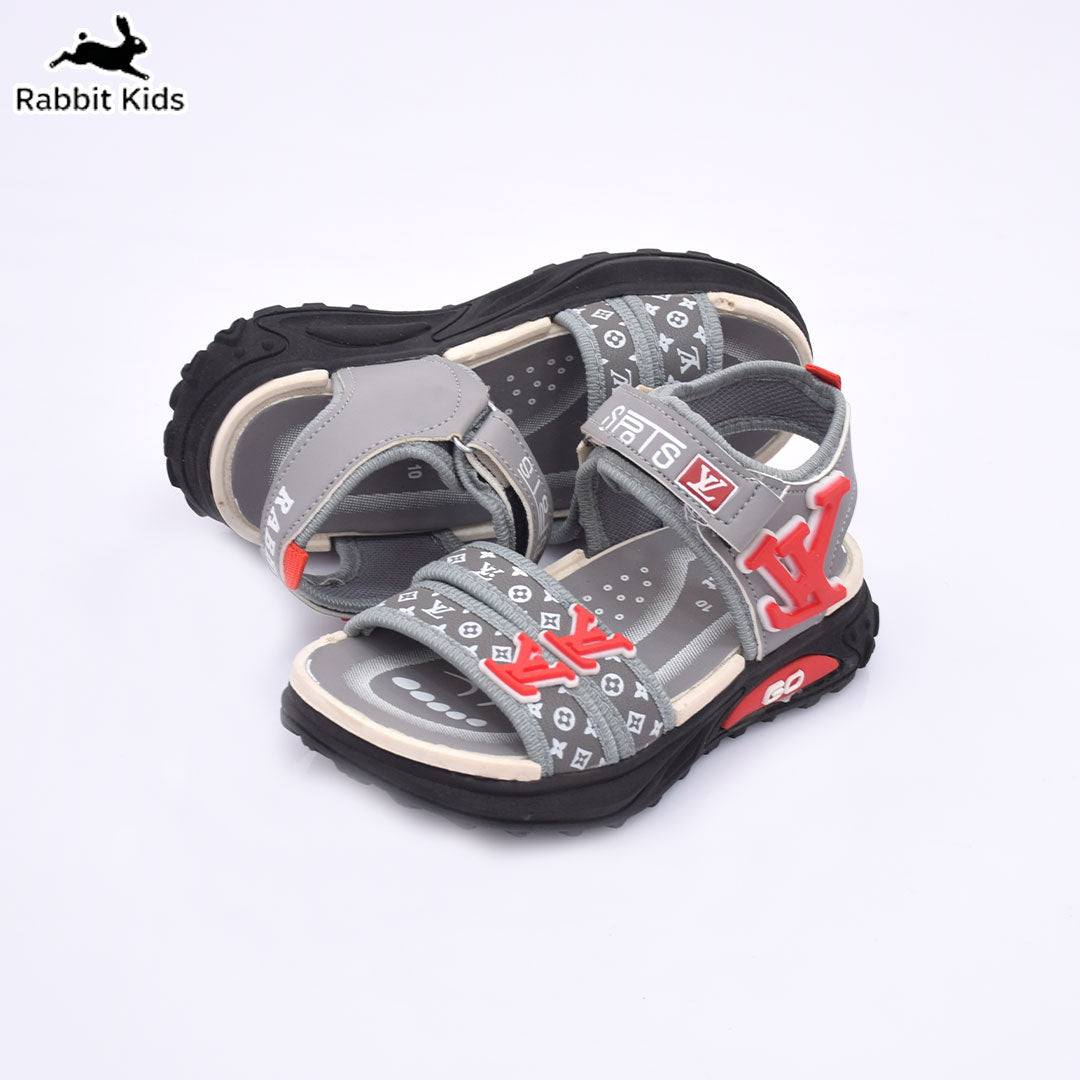 Kids Boys Sandals Soft Comfortable Summer Shoes Anti-Slip Lightweight Casual Sandals for Children Grey