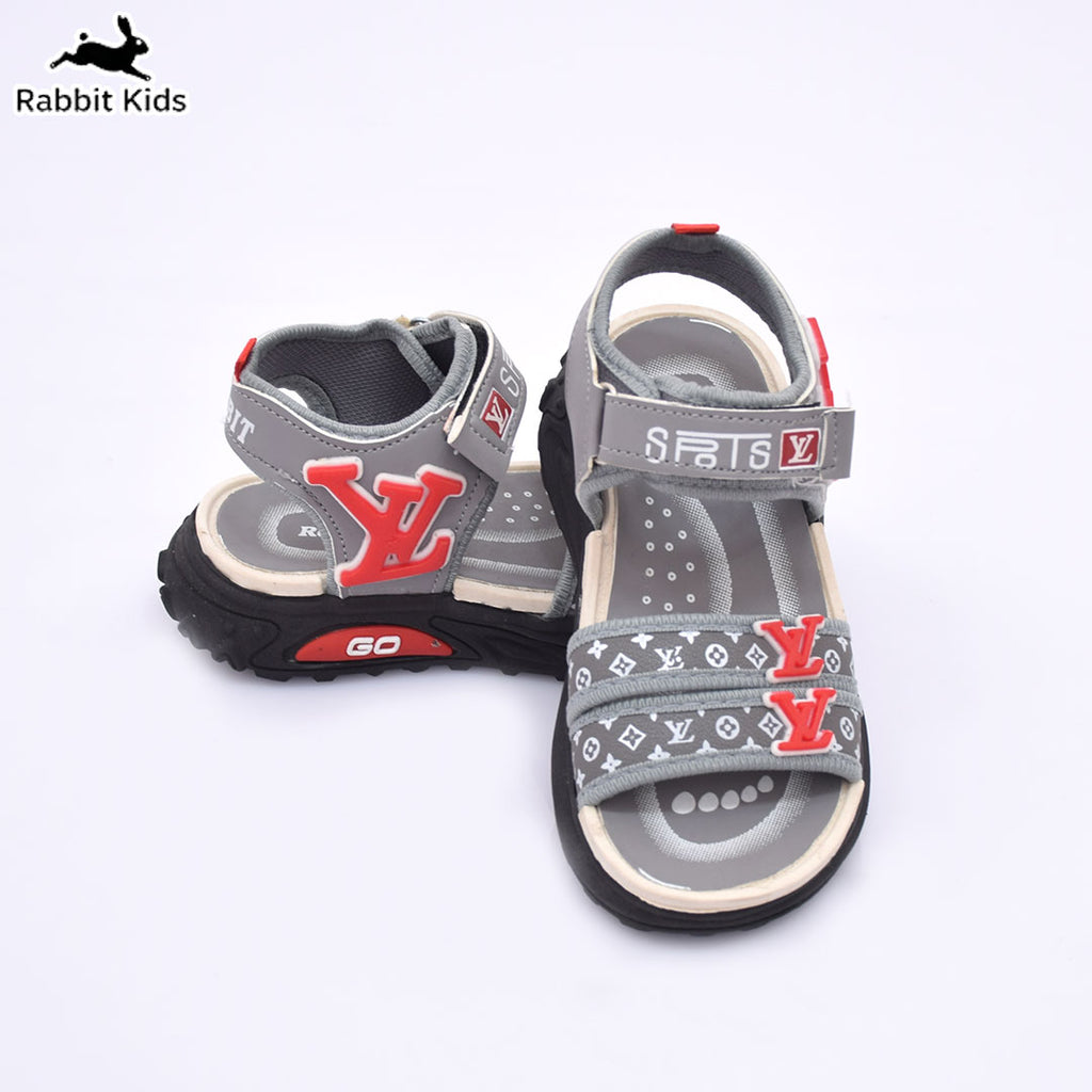 Kids Boys Sandals Soft Comfortable Summer Shoes Anti-Slip Lightweight Casual Sandals for Children Grey