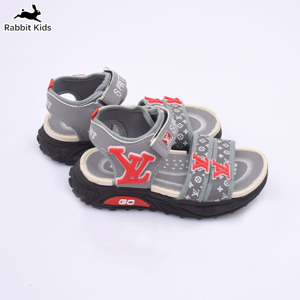 Kids Boys Sandals Soft Comfortable Summer Shoes Anti-Slip Lightweight Casual Sandals for Children Grey