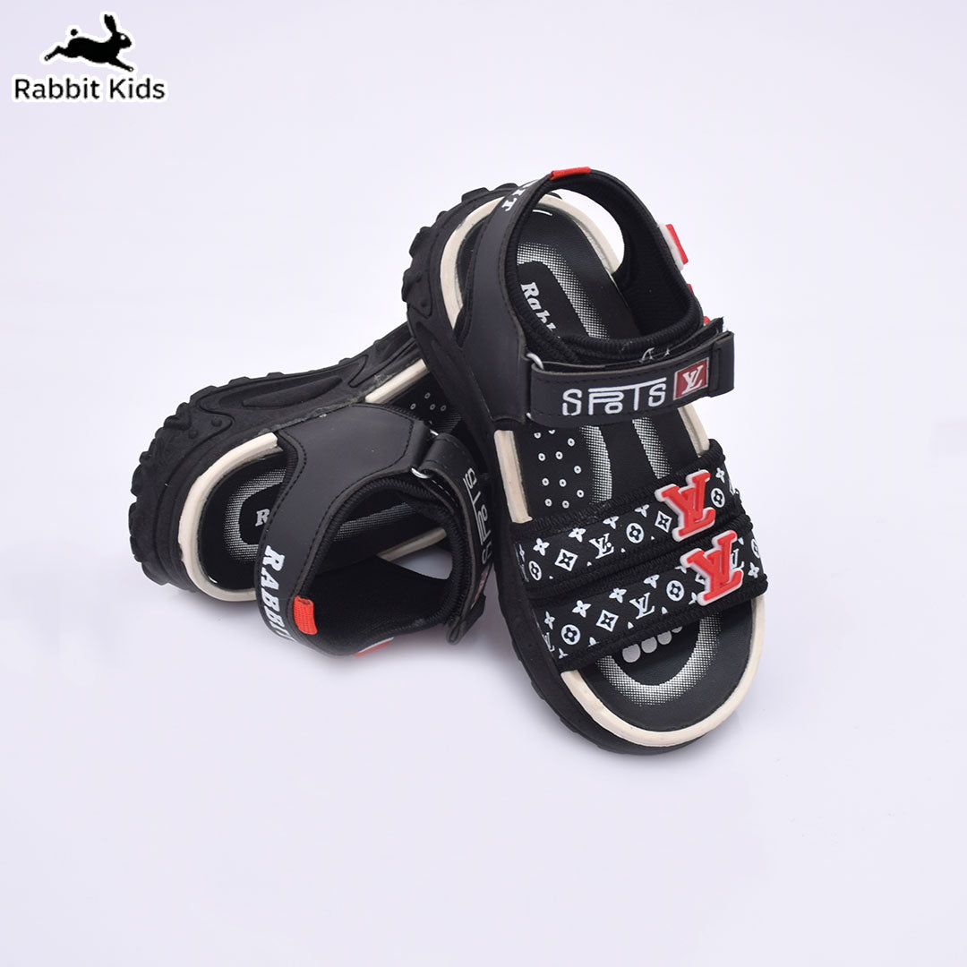 Kids Boys Sandals Soft Comfortable Summer Shoes Anti-Slip Lightweight Casual Sandals for Children Black