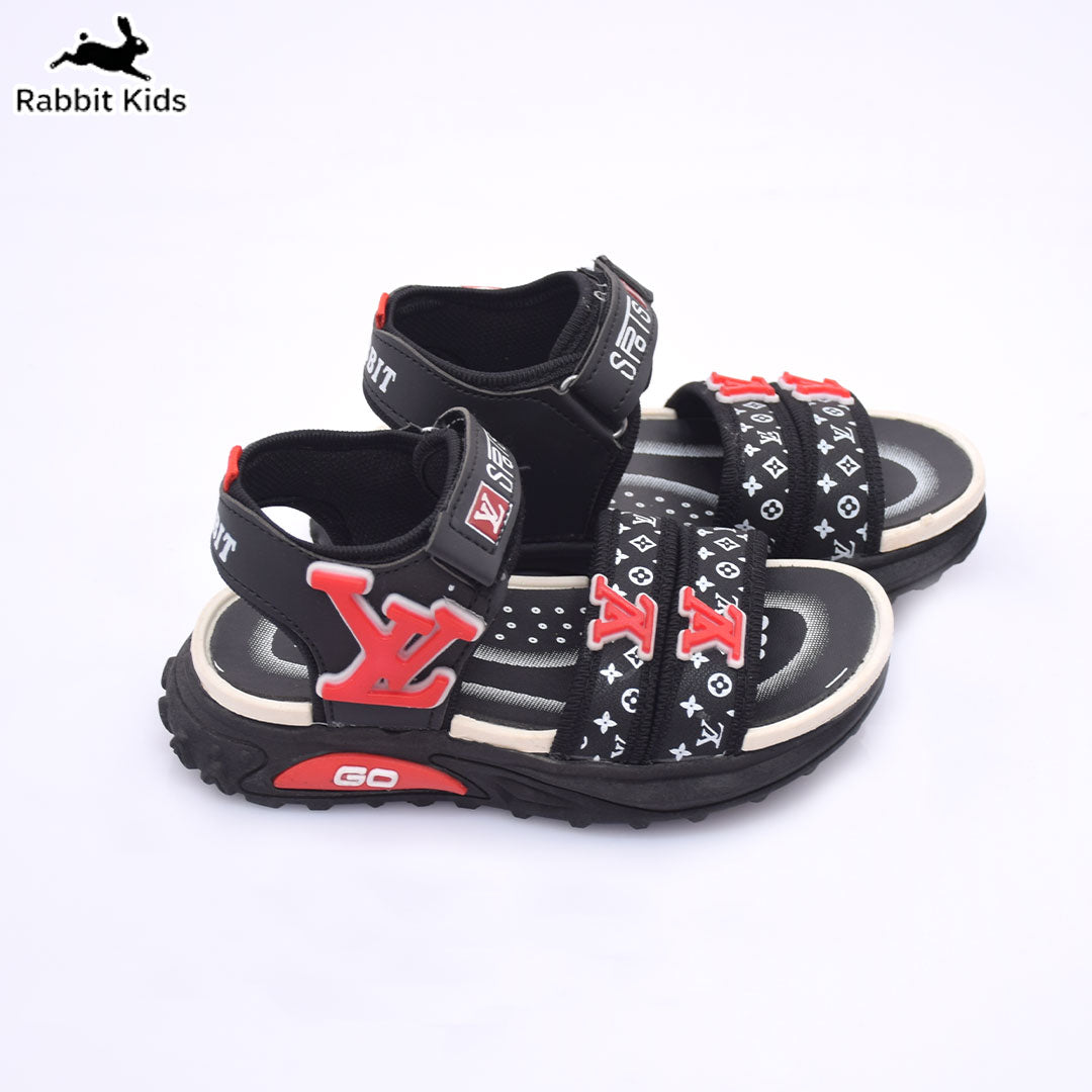 Kids Boys Sandals Soft Comfortable Summer Shoes Anti-Slip Lightweight Casual Sandals for Children Black