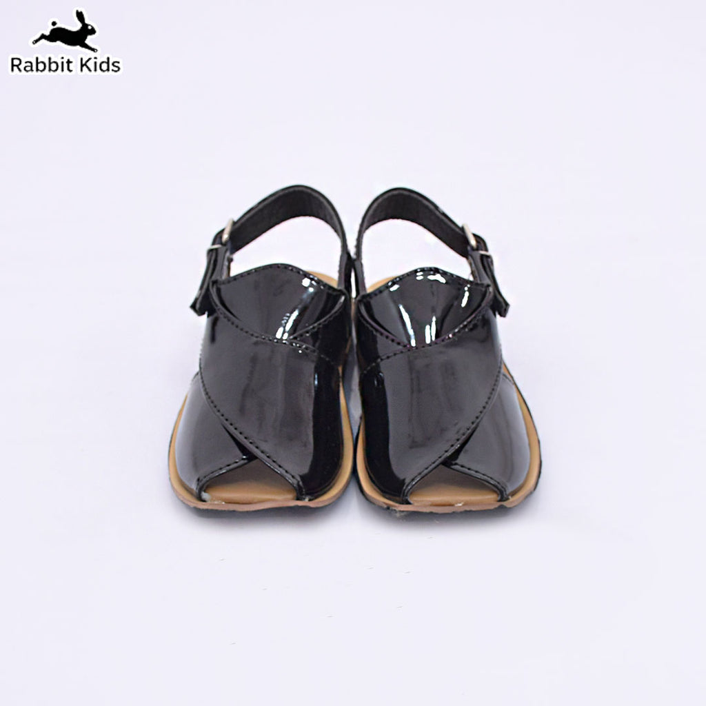 Kids Boys Brown Peshawari Sandal – Traditional Stylish Formal Shoes