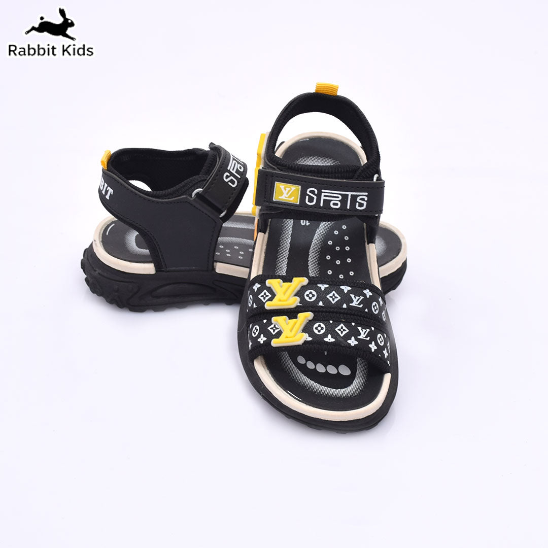 Kids Boys Sandals Soft Comfortable Summer Shoes Anti-Slip Lightweight Casual Sandals for Children Yellow/Black