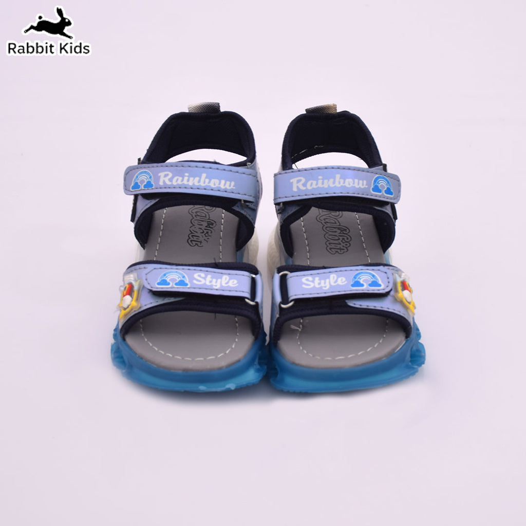 kids blue LED light sandals lightweight soft sole cartoon design comfortable children shoes rabbit kids Pakistan