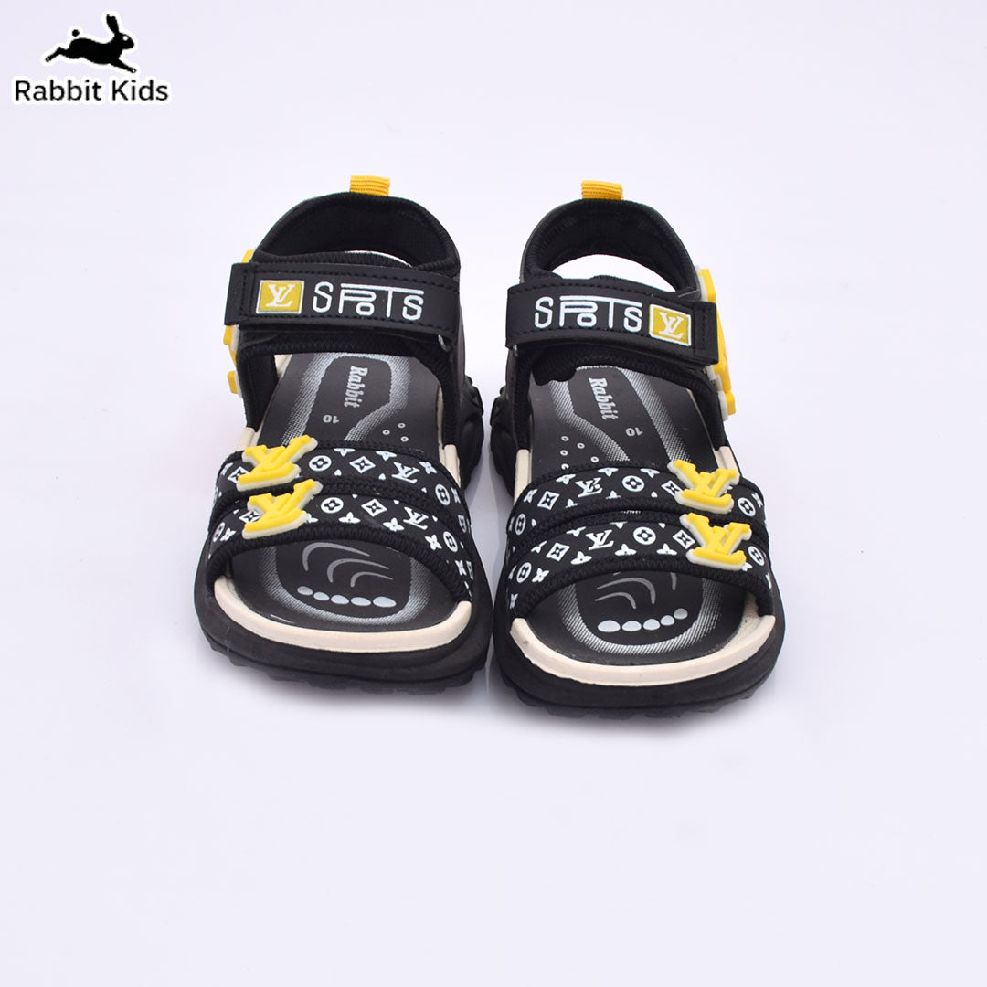 Kids Boys Sandals Soft Comfortable Summer Shoes Anti-Slip Lightweight Casual Sandals for Children Yellow/Black