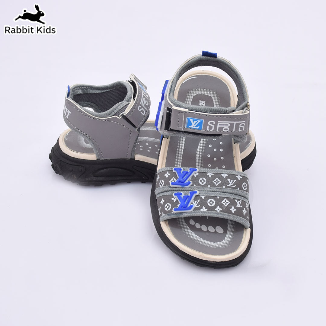Kids Boys Sandals Soft Comfortable Summer Shoes Anti-Slip Lightweight Casual Sandals for Children Blue/Grey