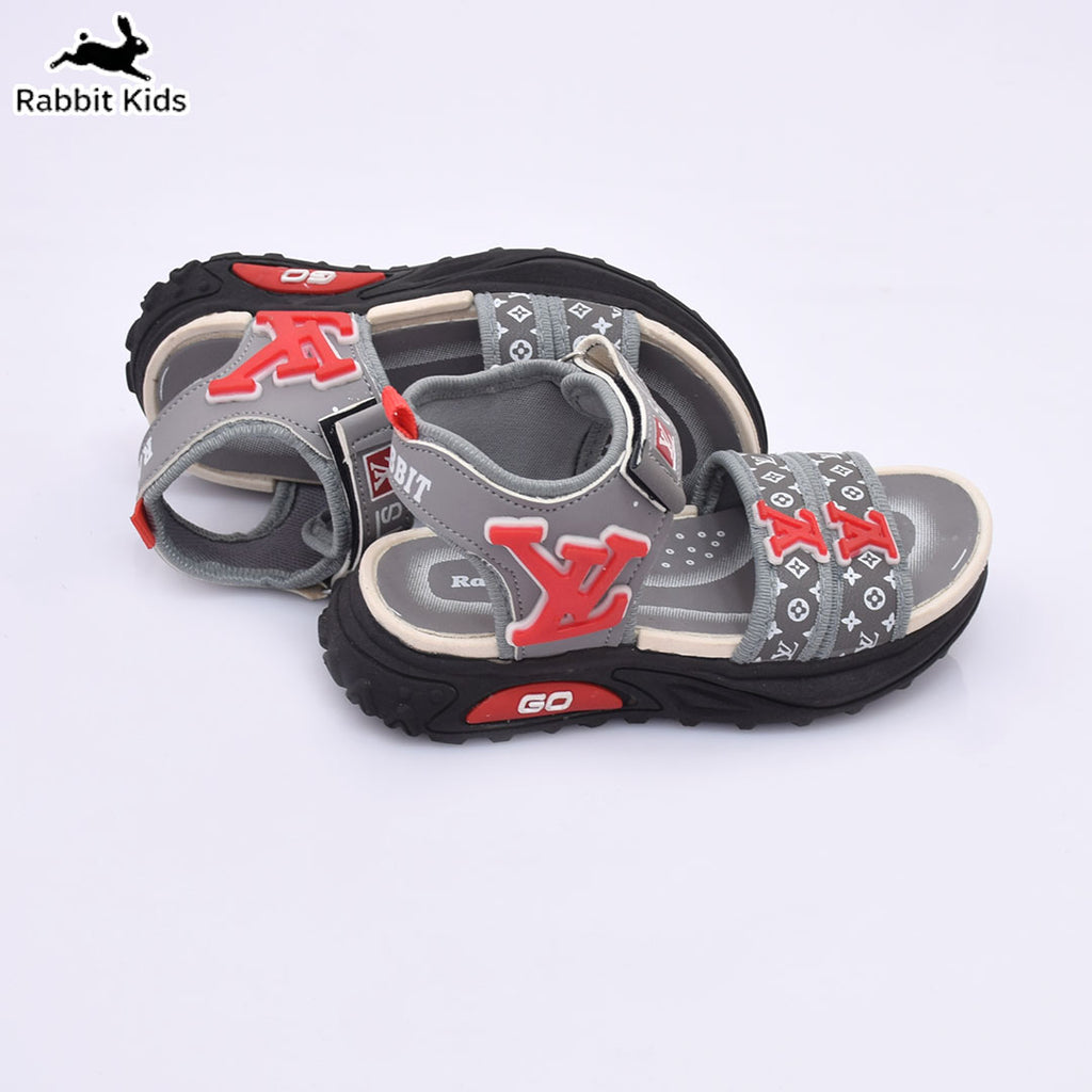 Kids Boys Sandals Soft Comfortable Summer Shoes Anti-Slip Lightweight Casual Sandals for Children Grey
