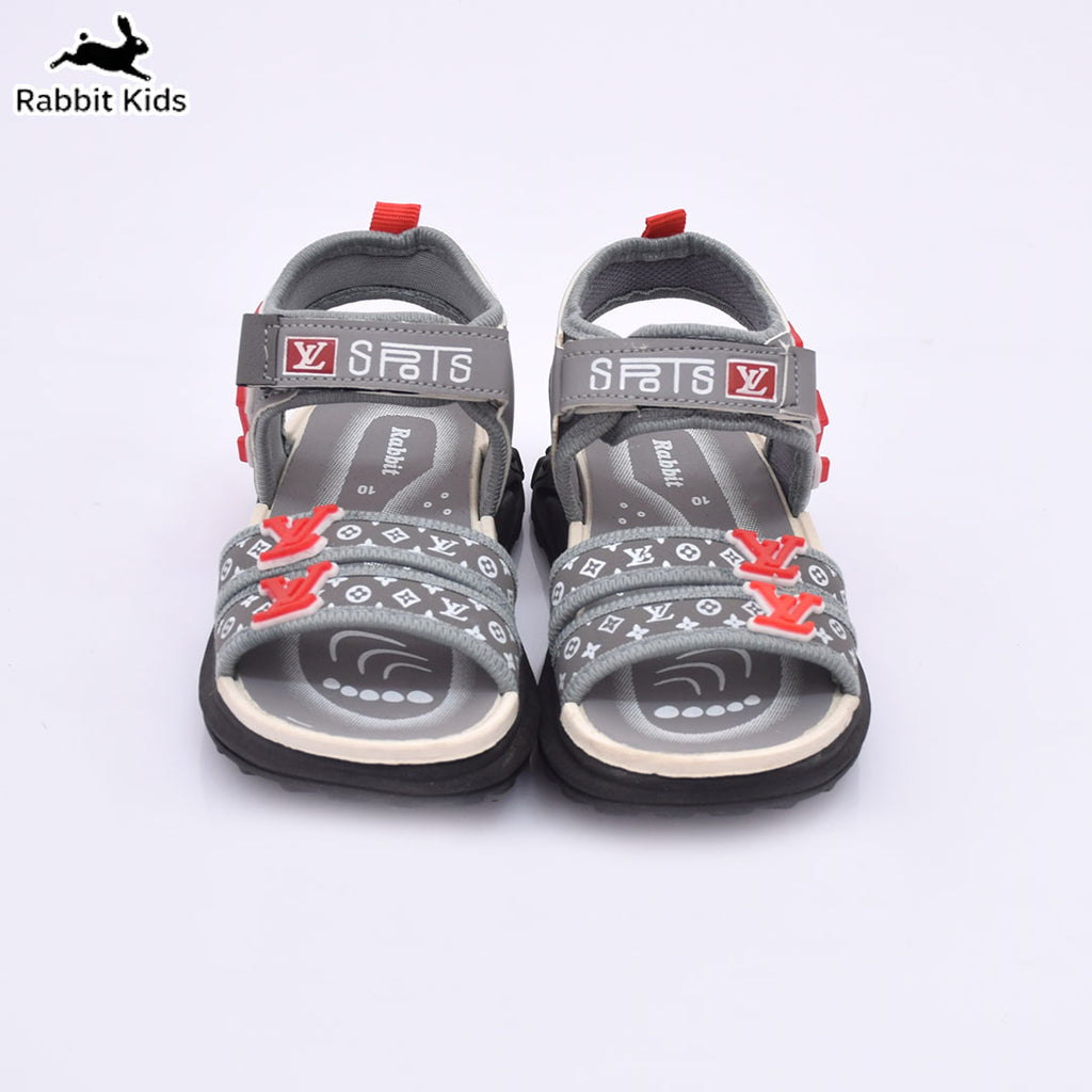 Kids Boys Sandals Soft Comfortable Summer Shoes Anti-Slip Lightweight Casual Sandals for Children Grey