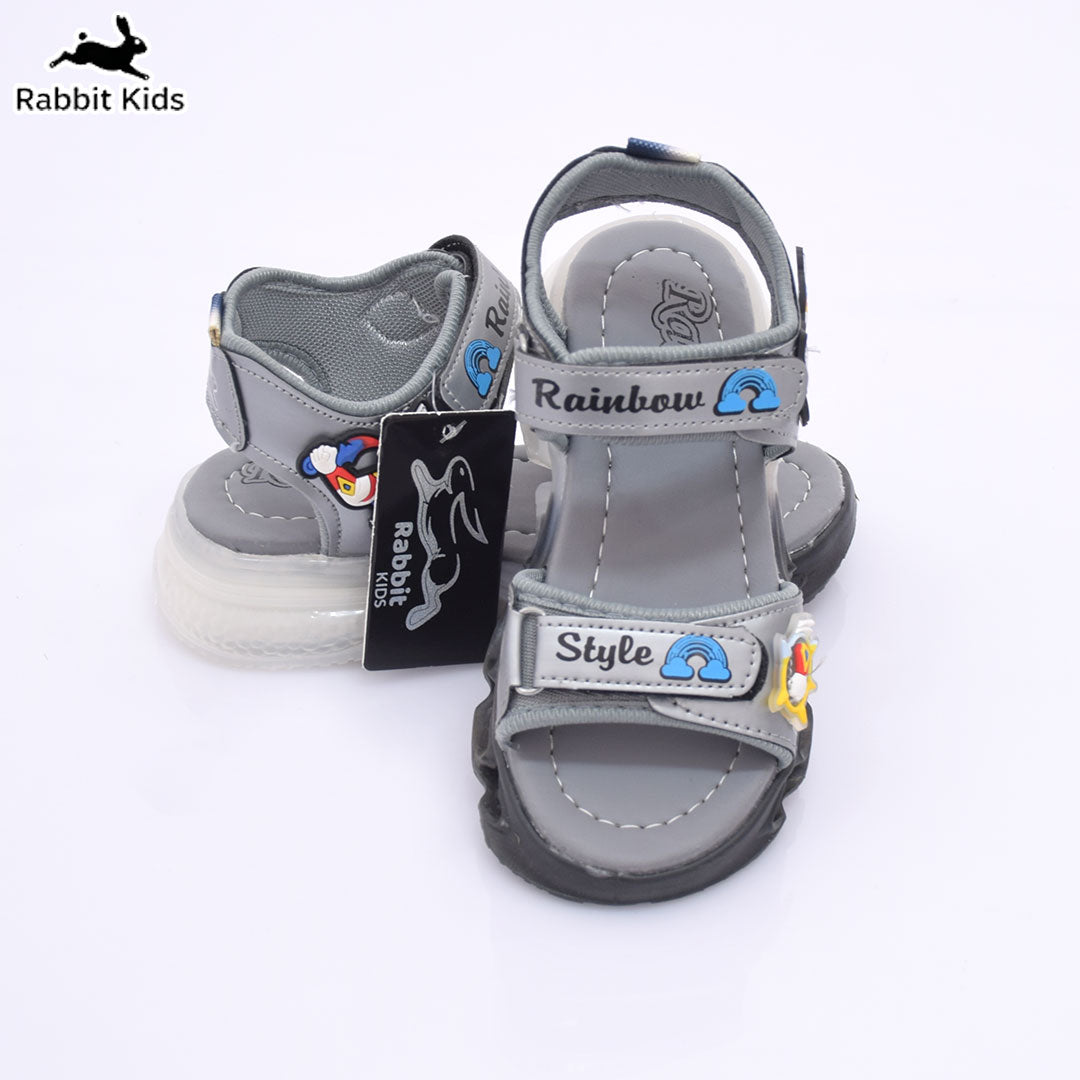Kids Tredy LED Light Sandals – Lightweight Soft Sole Cartoon Summer Shoes for Boys | Rabbit Kids